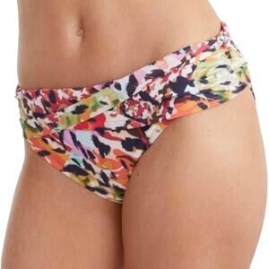 Bleu By Rob Beattie Women’s Sarong Hipster Bikini Swimsuit Bottoms Multi Size 10